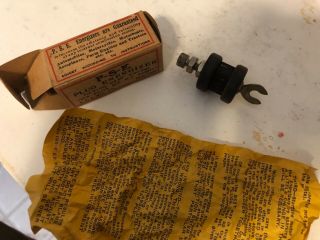 Vintage,  Very Rare Antique Spark Plug P - S - E Plug Energizer 1916