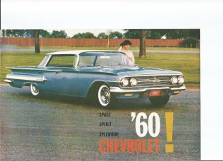 1960 Chevrolet (chevy),  Corvair,  And Corvette Sales Brochure