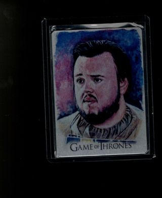 Game Of Thrones Inflexions Artifex Metal Card Af10 Samwell Tarly 15/25
