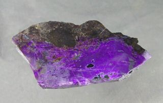 Dkd 161p/ 131.  3grams Partly Gel Thick Chunk Of Purple Sugilite
