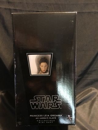 Star Wars Princess Leia Organa As Jabba’s Slave Collectible Mini Bust 643/4200