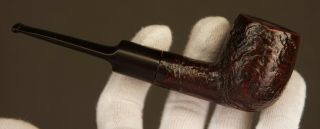 Robust And Handsome 1967 Dunhill 6127 Shell Blast Billiard Estate Pipe F/t 4 S