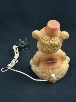 VINTAGE COMBEX CREATIONS NOVELTY TEDDY SIDE TABLE LAMP 50 ' S 60 ' S 2