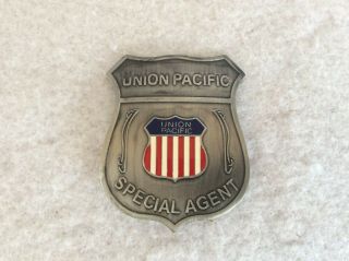 Vintage Union Pacific Special Agent Railroad Badge 2