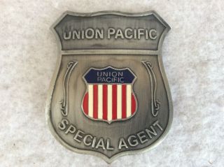 Vintage Union Pacific Special Agent Railroad Badge 4