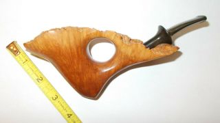 JHW STRAIGHT GRAIN Freehand Pipe - One of a 7 Day Set - UNSMOKED 10