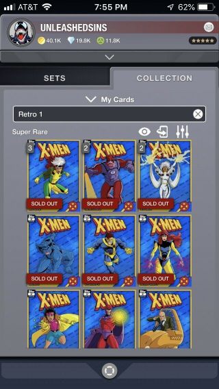 Topps Digital Marvel Cards On Account (FOE Set) (Thorsday Set) Much More 11