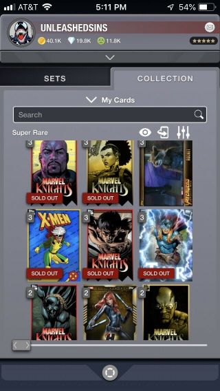 Topps Digital Marvel Cards On Account (FOE Set) (Thorsday Set) Much More 4