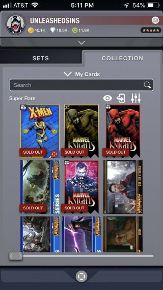 Topps Digital Marvel Cards On Account (FOE Set) (Thorsday Set) Much More 9