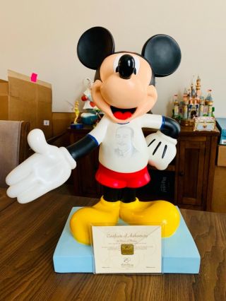 Le Walt Disney 75 Years Of Mickey Mouse Big Fig Figure Figurine Statue Box