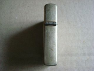 Zippo Lighter 1946 Nickel Silver 14 Hole Insert Tall Case 3