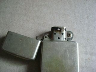 Zippo Lighter 1946 Nickel Silver 14 Hole Insert Tall Case 5