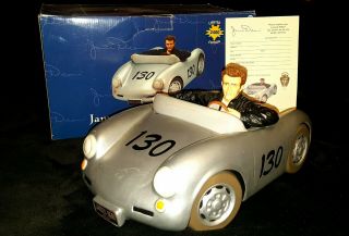 50th Anniversary James Dean Porsche Collectible Cookie Jar/limited Edition