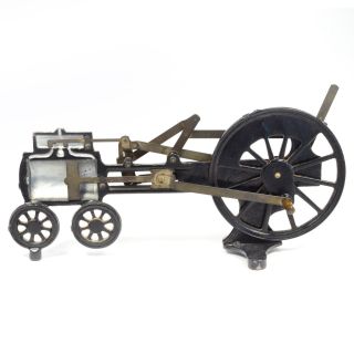 Antique 19th C.  Cast Iron & Brass Engine Demonstrator Steam Demonstration Model