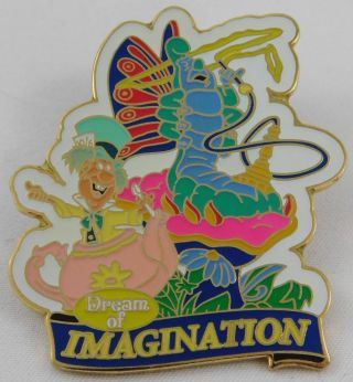 Disney Alice In Wonderland Dream Of Imagination Pin 2005 2 Of 2 50th Disneyland