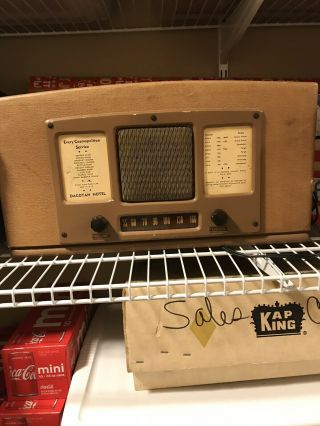 Hotel Coin Operated Radio