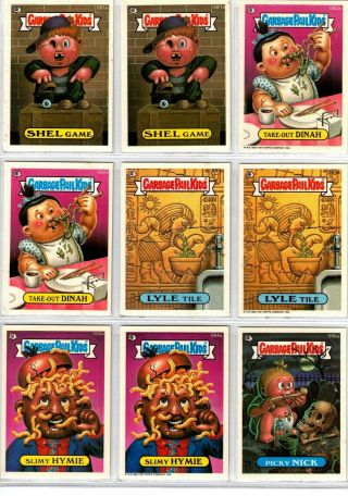 1987 Garbage Pail Kids Series 15 (die Cut) Trading Card Set N/m