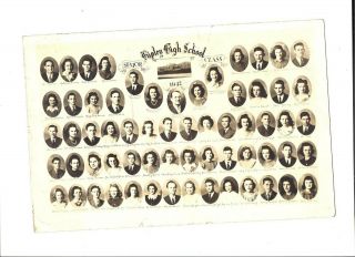 1942 Photo Senior Class Ripley High School Ripley,  Tn 6 1/2 " X 10 "