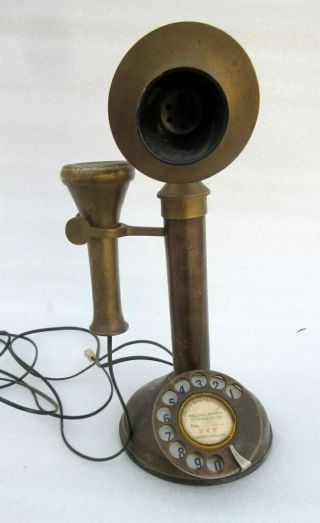 Vintage Old Rare General Electric Company Candlestick Phone Telephone