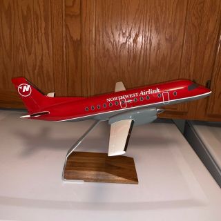 Large Pacmin Pacific Miniatures 1/100 Scale Northwest Airlines Mesaba Saab - 340