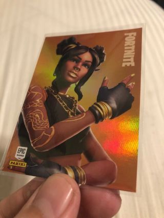 Fortnite 2019 Foil Holo Panini Luxe 300 Legendary Outfit End Card Final 3