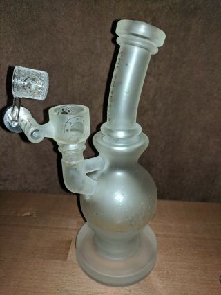 Mothership glass atom frosted ballrig without Bowl And Swing Arm 2
