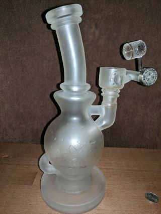 Mothership glass atom frosted ballrig without Bowl And Swing Arm 3