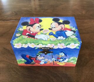 Disney Kreisler Mickey Unlimited Minnie Mouse Music Musical Wind Up Jewelry Box
