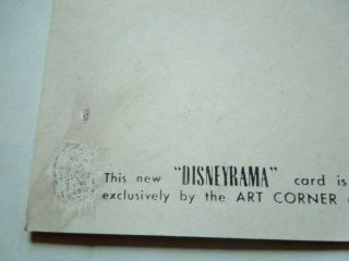 Un - Disneyland Art Corner Postcard Artist ' s Rendering Of Frontierland RARE 6