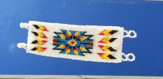 Huichol Mexican Hand Made Jewelry Beaded Folk Art Bracelet