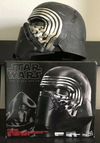 Star Wars Black Series Kylo Ren Helmet - - Adult Owned As Display Only