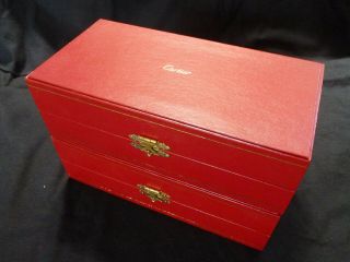 CARTIER TRINITY Tri - Color Napkin Rings Set of 8 (2 boxes) 11