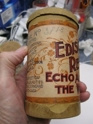 Edison Brown Wax Phonograph Cylinder - UJ On a 5th Ave.  Bus,  Cal Stewart 2