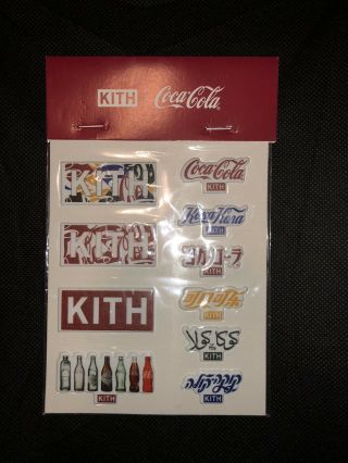 Kith X Cocacola Limited Edition Sticker Set