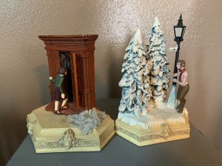 Disney Chronicles Of Narnia Lion Witch Wardrobe Christmas Winter Book Ends