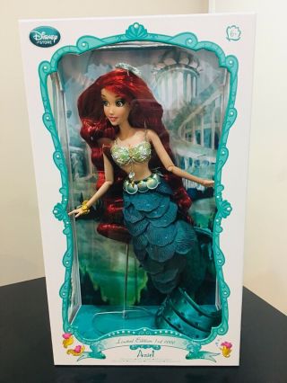 Disney Store The Little Mermaid Princess Ariel Limited Edition 17 " Designer Doll