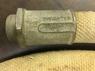 Vintage Gas Pump Hose Dunlop TRIPLEXD 1 1/4” x 124” Made In Canada Rare 1920’s 5