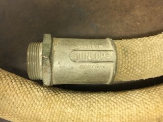 Vintage Gas Pump Hose Dunlop TRIPLEXD 1 1/4” x 124” Made In Canada Rare 1920’s 7
