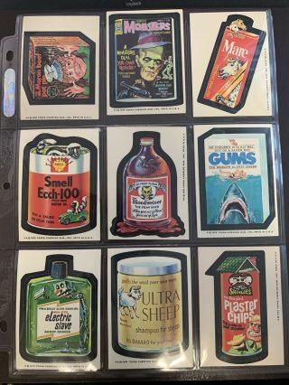 1975 Topps Wacky Packages 15,  14,  4,  1&13 Puzzle