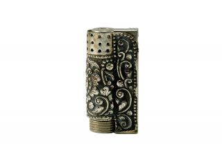 Imco Triplex Lighter With Sterling Silver Sleeve Art Deco