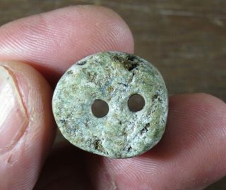 Prehistoric Bead,  Chlorite Or Steatite,  East Tennessee Area,  X Beutell