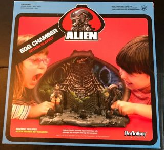 Sdcc 2014 Exclusive 7 Alien Egg Chamber Reaction Playset Le /250 Blue Box