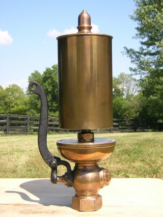 4 " Diameter Lonergan Steam Whistle With Built In Valve / Traction Engine