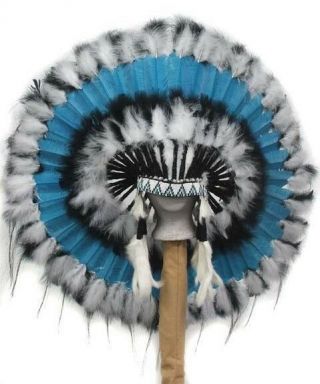 Native American Stillwater War Bonnet Feather Headdress