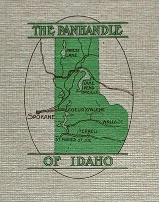 1909 Panhandle of Idaho - Inland Empire System - I&WN - Large Map - Red Collar Line 8