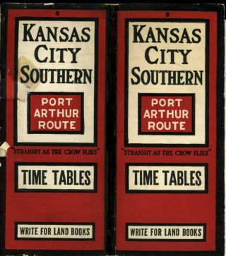 1926 Kansas City Southern System Timetable