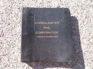Conrail Consolidated Rail Corporation Timetable Freight Train Schedule 1983