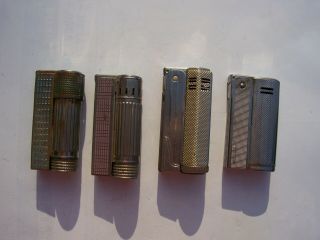 2x Patent Mini Fox Austria,  2x Imco Austria Vintage Lighter