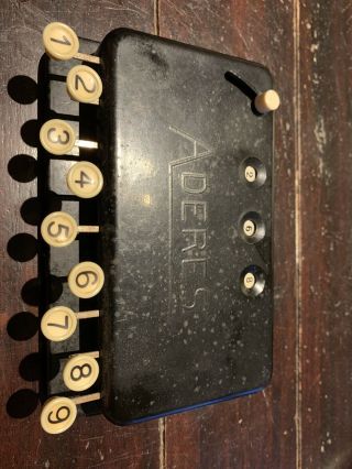 Adares Vert Rare Mechanical Calculator
