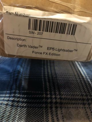 Master Replicas Star Wars Darth Vader Force Fx Lightsaber Sw - 207 - Never Opened
